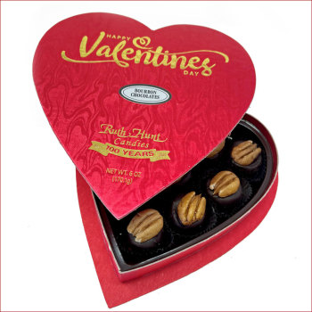6 oz. Bourbon Balls in Heart Box
