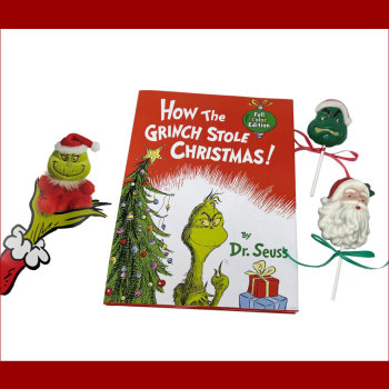 Grinch Book and Suckers