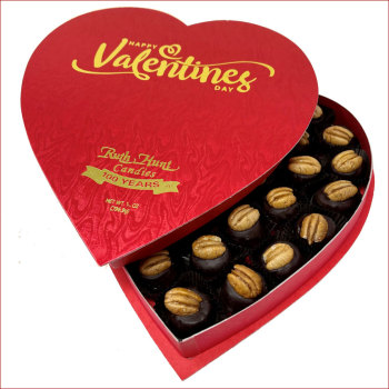 14 oz. Bourbon Balls in Heart Box