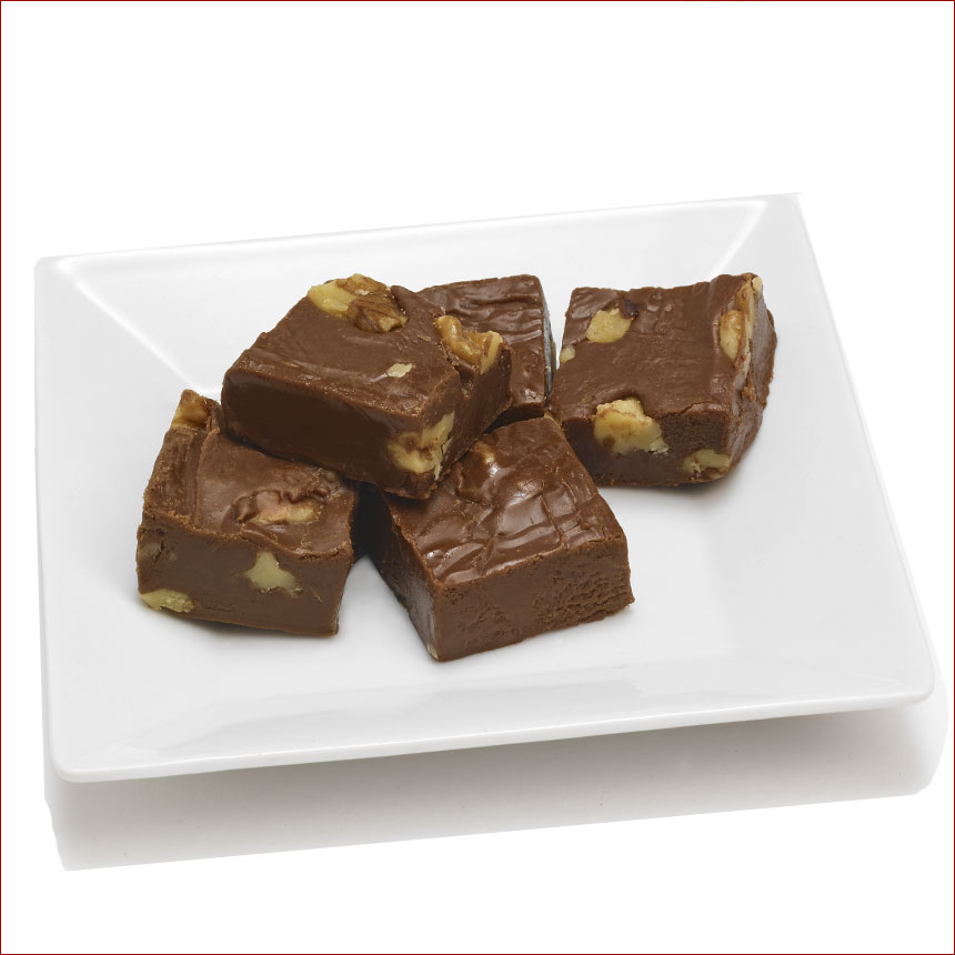 Bourbon Chocolate Walnut Fudge 7 oz. Hunt Box