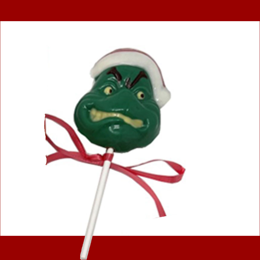 Grinch Chocolate Sucker