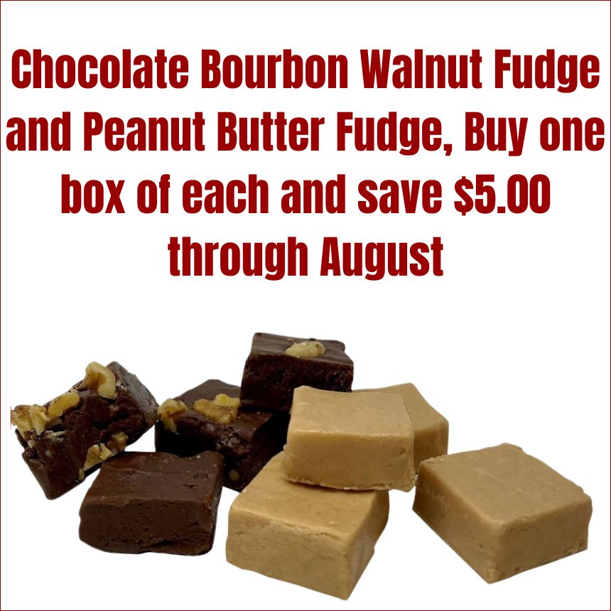 Chocolate Walnut Bourbon & Peanut Butter Fudge Special