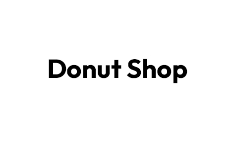 Donut Shop 