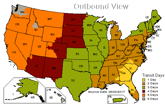 Warm Weather Map