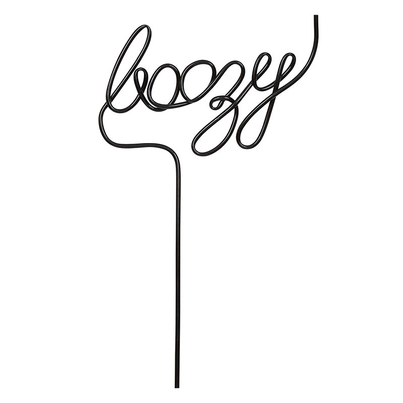 Word Straw Boozy Drinkware Santa Barbara Design Studio