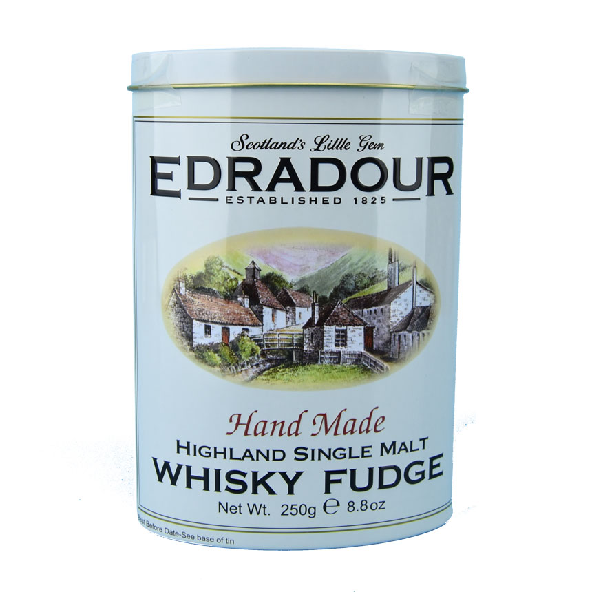 Edradour Whisky Fudge Tin From ScotlandScottish Gourmet USA