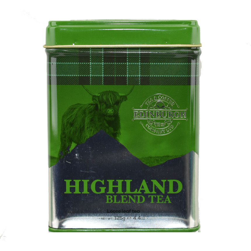 Lighter Scottish golden loose leaf tea tinScottish Gourmet USA