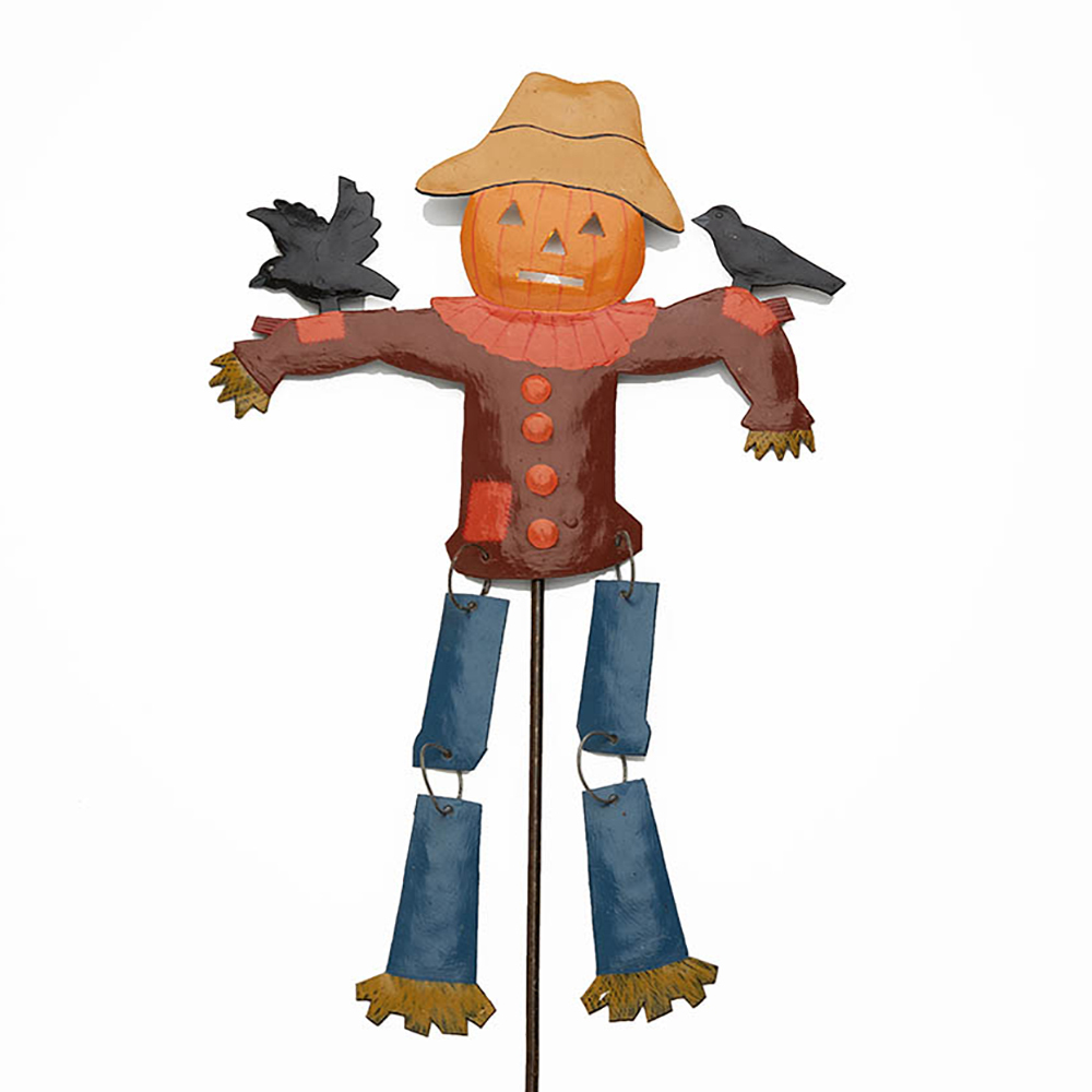 Dancing Scarecrow Stake, Garden Decor SERRV International