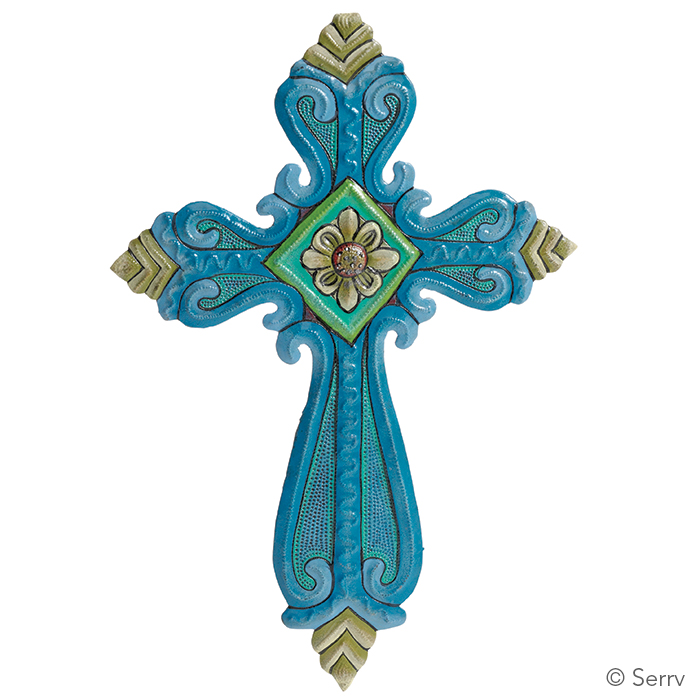 Gifts of Faith Fleur Wall Cross