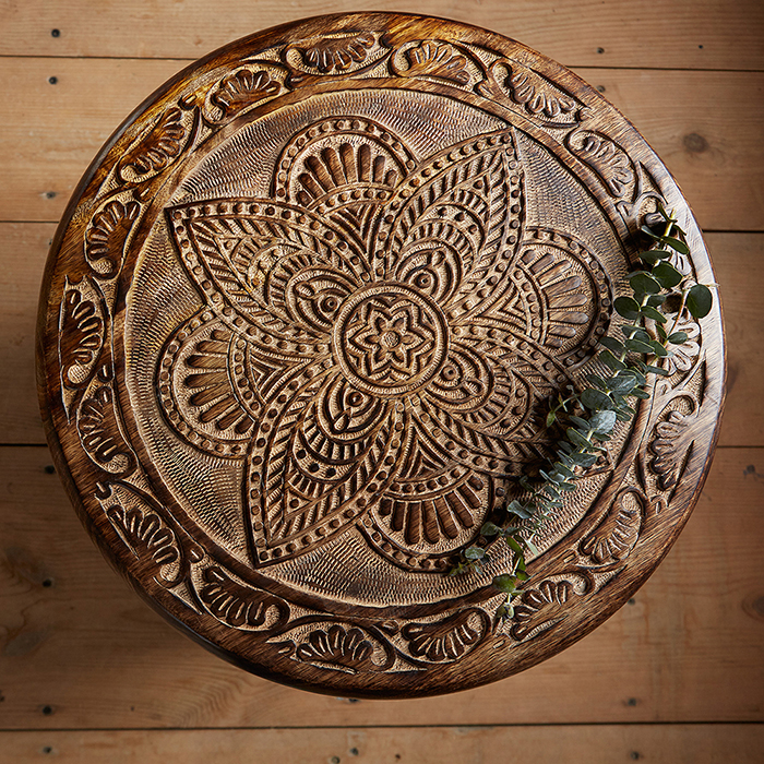 Furniture Mango Mandala Table