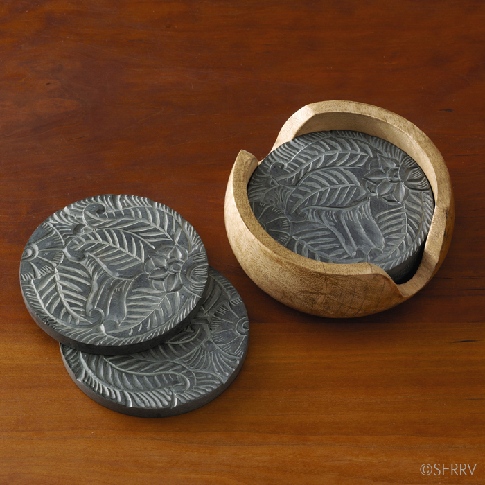 Stone Coasters Set, New Home Serrv International