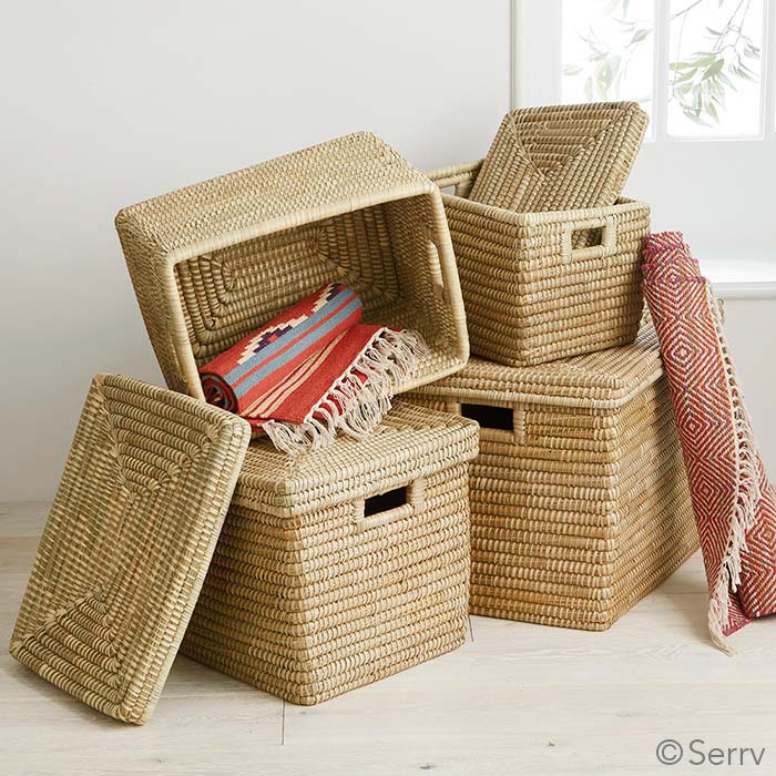 Nesting Kaisa Grass Baskets Set of 4, Extra Large Serrv International