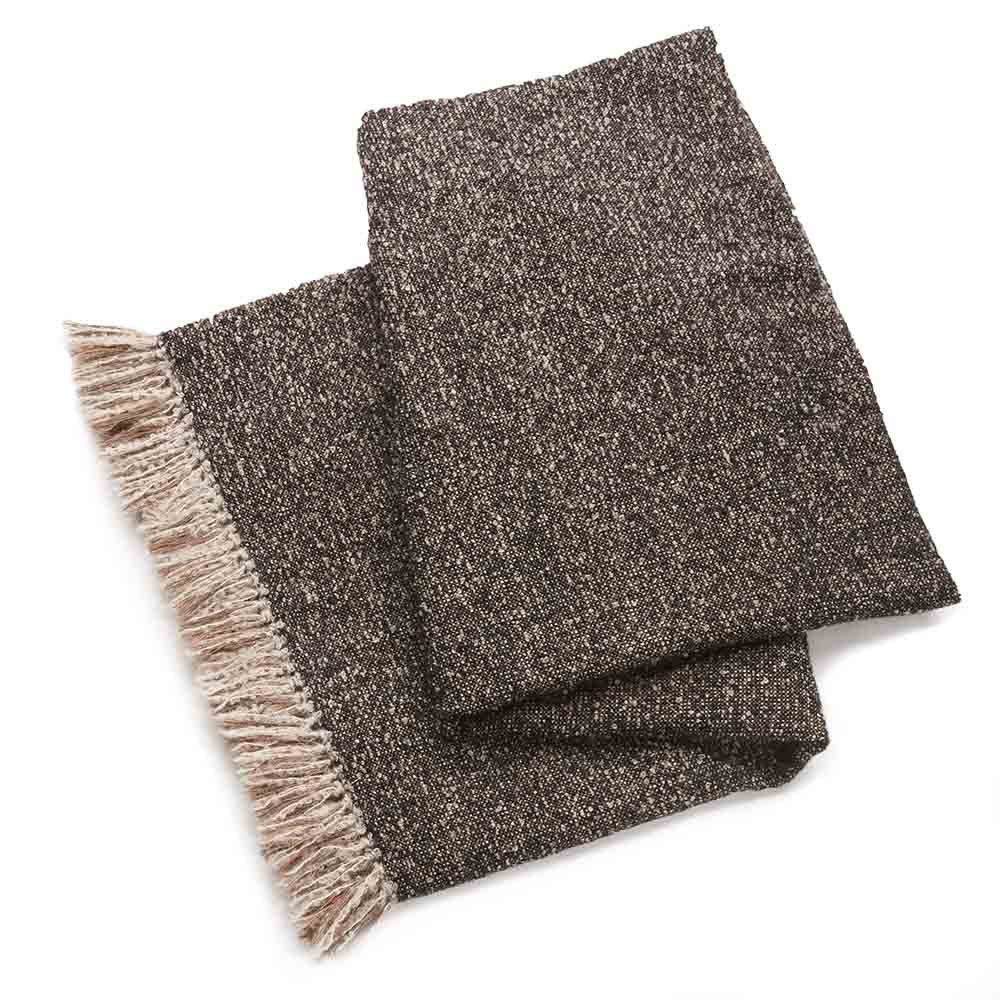 Alpaca Throw Brown Boucle, Throws Serrv International