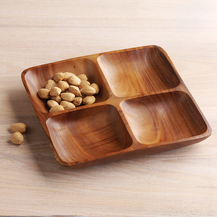 Serving Acacia 4Square Appetizer Tray