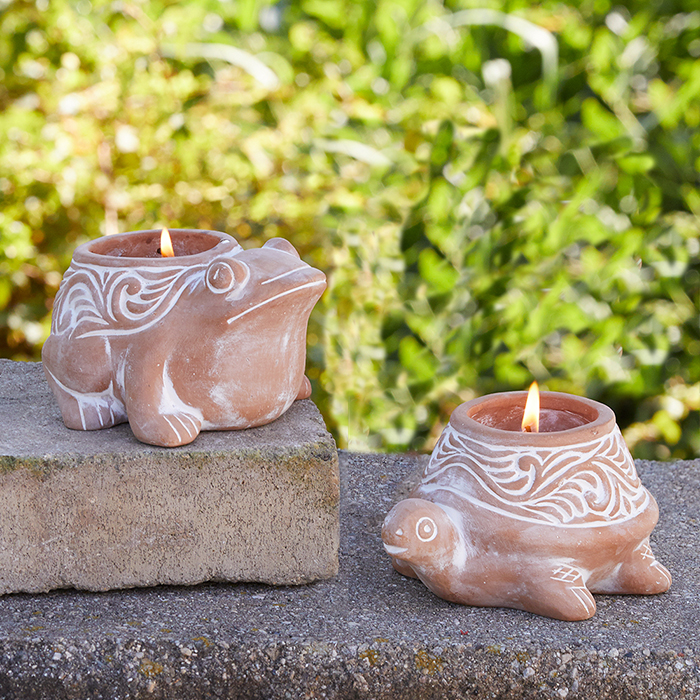 Pond Critter Citronella Candles, Garden Serrv International