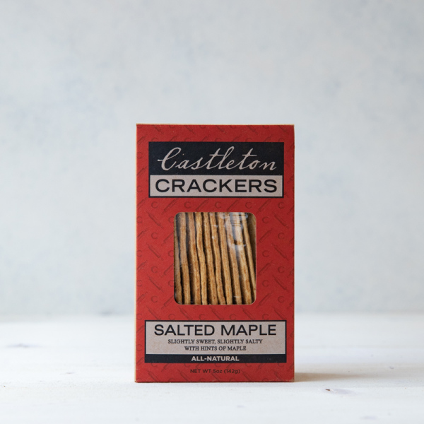 Salted Maple Crackers