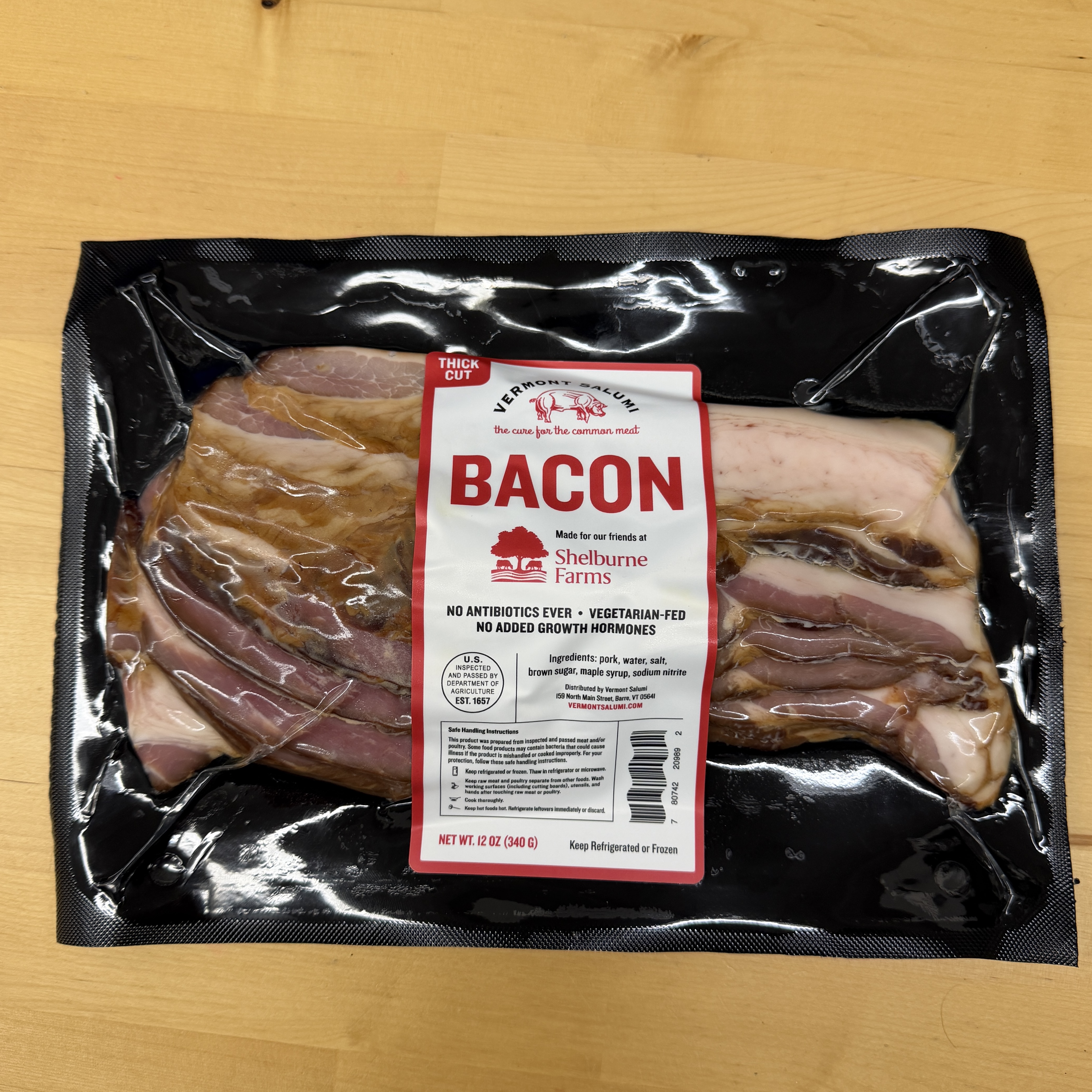 Bacon from Vermont Salumi