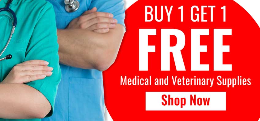 Buy one get one free medical and veterinary supplies