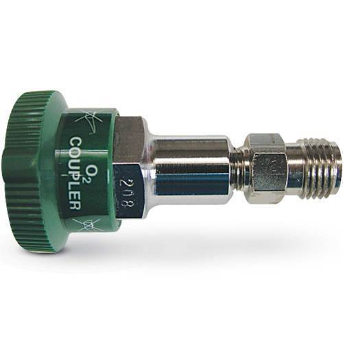 Oxygen Connector,Male DISS to female Ohio connector, Anesthesia