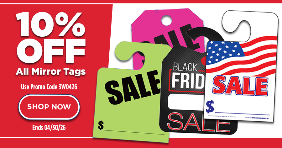 10% OFF All Mirror Tags