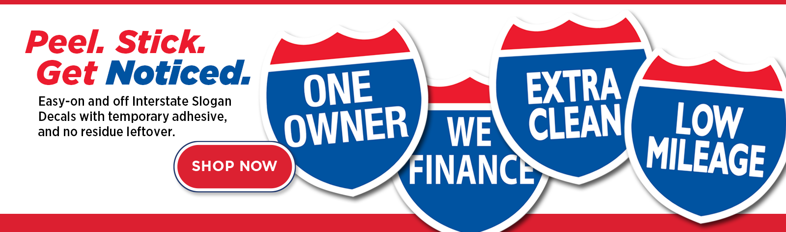 Interstate Window Stickers Interstate Window Stickers