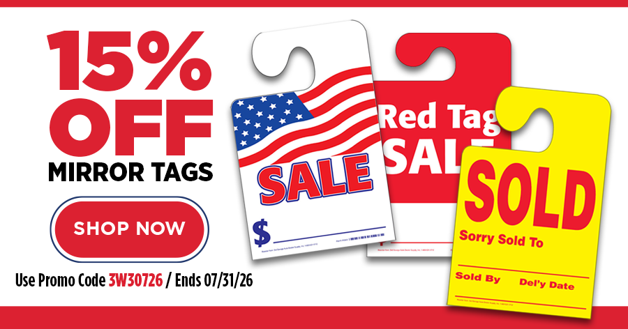 15% OFF Mirror Tags 15% OFF Mirror Tags