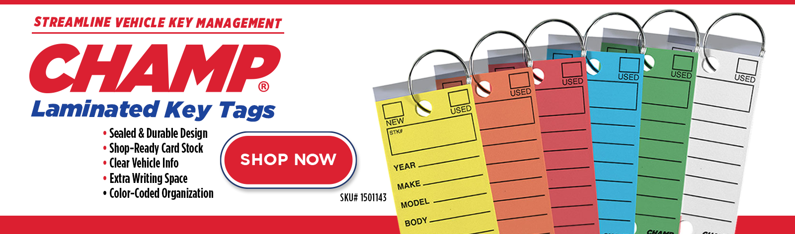 CHAMP Key Tags