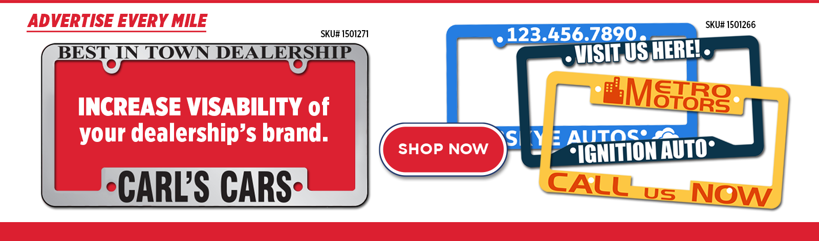 Personalized License Plate Frames