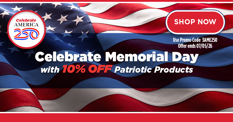 Celebrate America - 10% OFF Patriotic Products