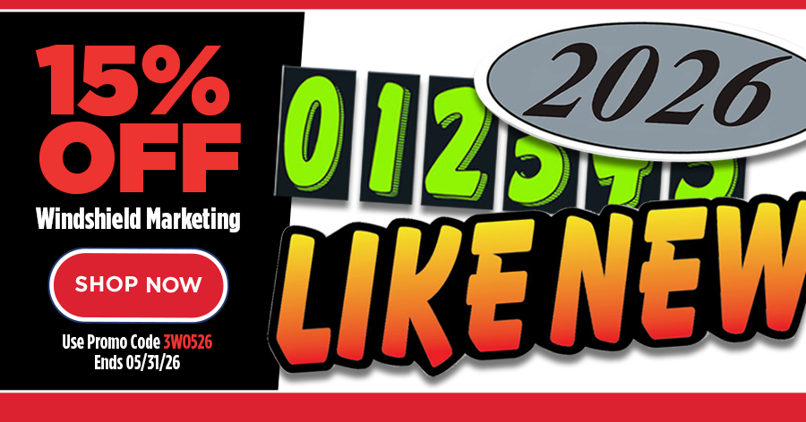 15% OFF Windshield Marketing