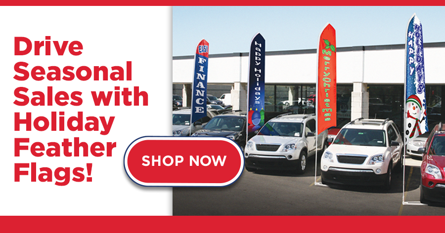 Holiday Feather Flags