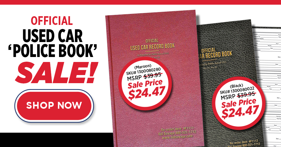 Sale on Official Used Car Record Book Sale on Official Used Car Record Book