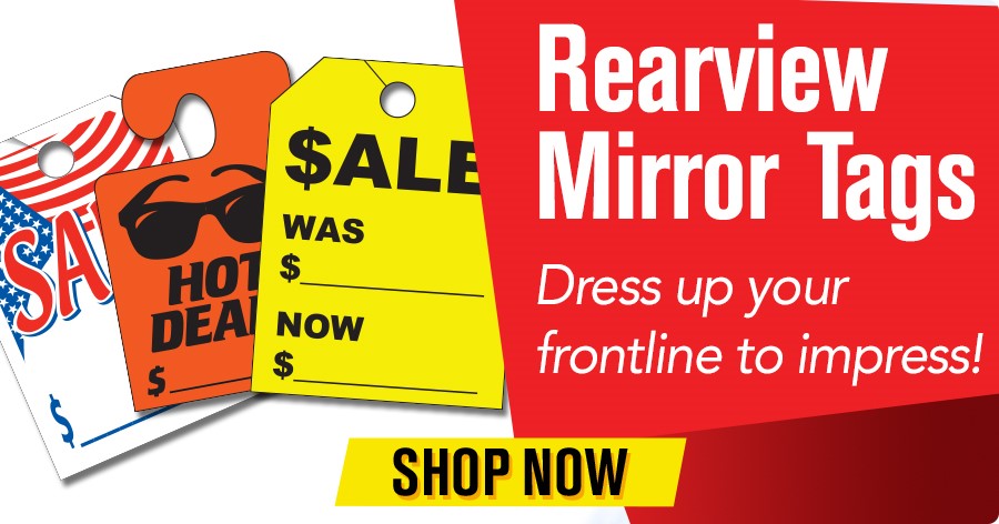 Rearview Mirror Tags - Dress up your frontline to impress! Rearview Mirror Tags - Dress up your frontline to impress!