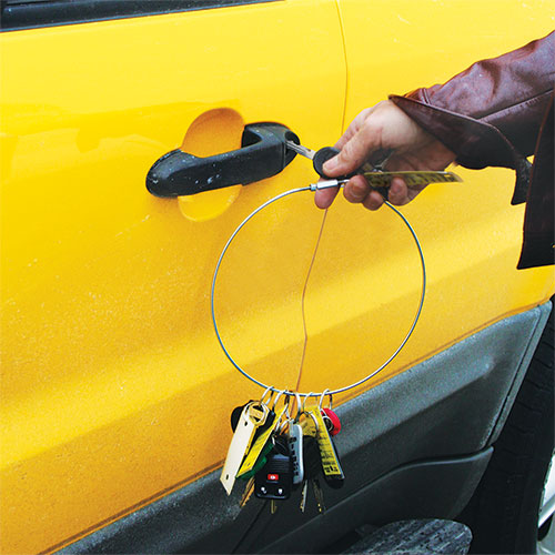 8 Jailer Key Ring Giant Key Rings Auto Dealer Supplies