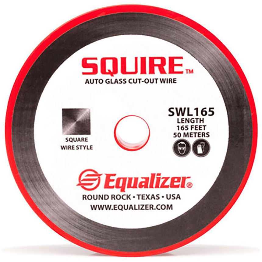 Equalizer TightWire Glass Cut Out Wire – 164 Ft Roll – Stainless Steel – Windshield Removal Tool TWF164PKG