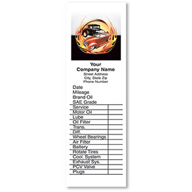 Door-Jamb Service Stickers - Classic Cars