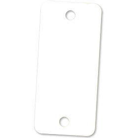 Blank - White - Solid Color Key Tags