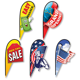 3D Teardrop Flag Kit