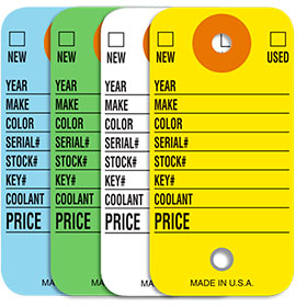 Heavy Duty Paper Key Tags (500)