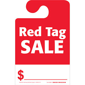 Wide Hook Mirror Tags-Red Tag Sale 8.5