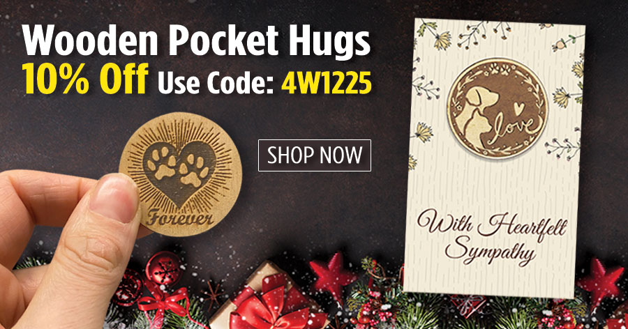 10% Off Wooden Pocket Hugs