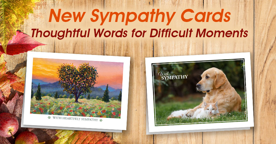 New Sympathy Card Designs