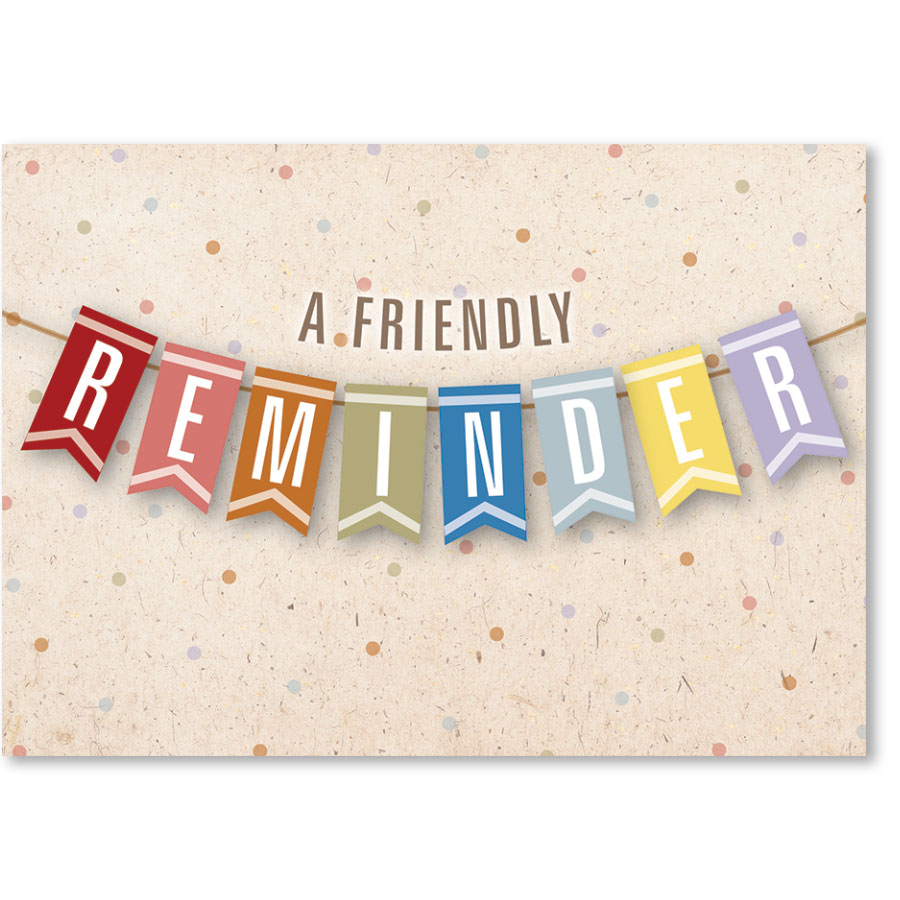 Standard Medical Postcards Banner Reminder