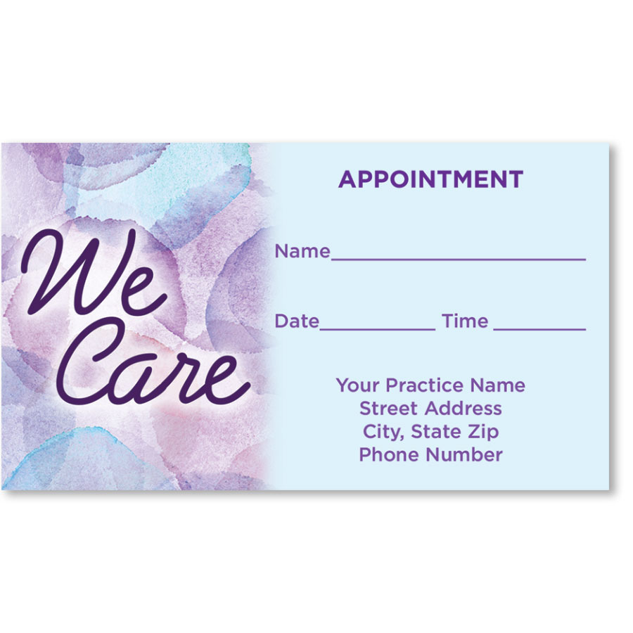 Medical Appointment Cards Always Azure