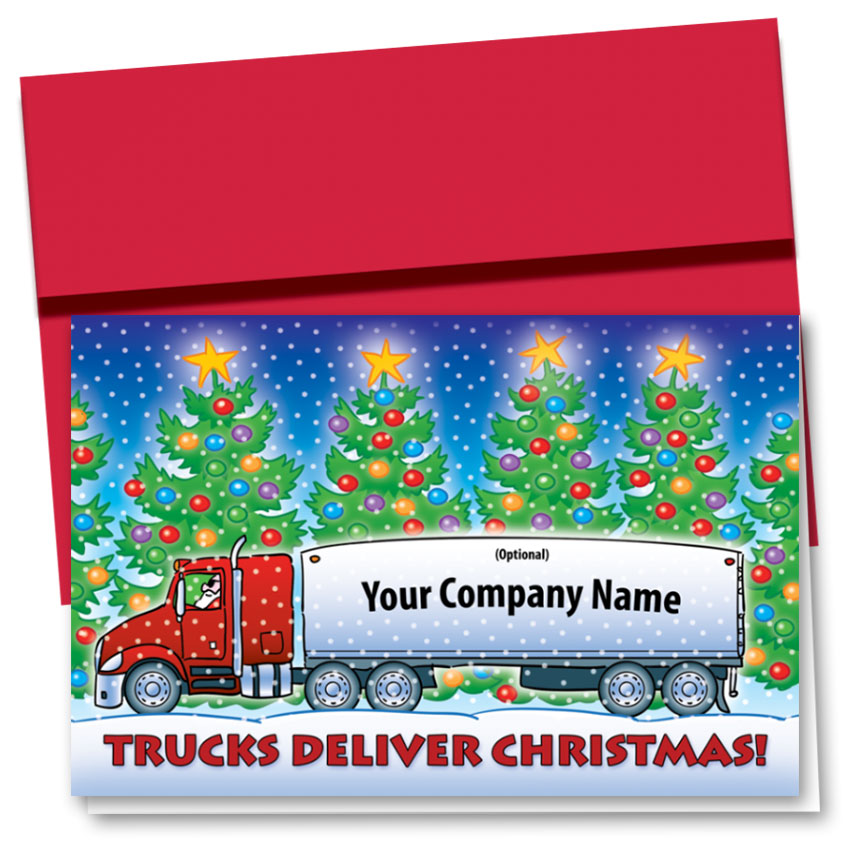 Trucking Christmas Cards Deliver Christmas