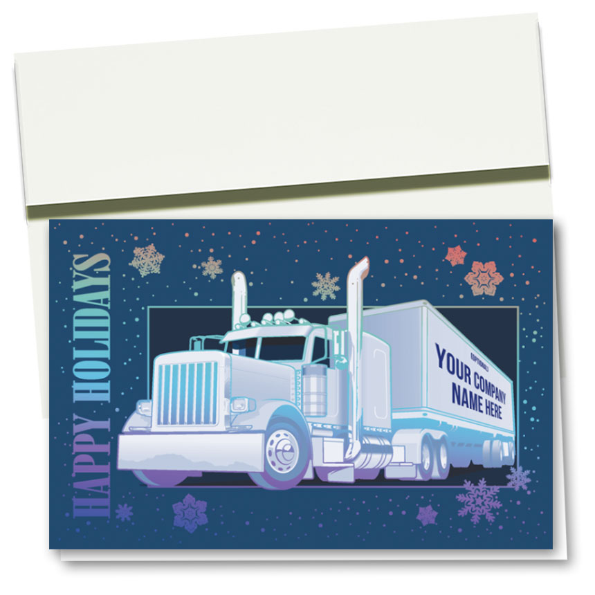 Trucking Christmas Cards 