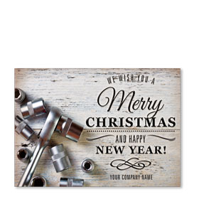 Christmas Bonus Auto Body Card Automotive by Brookhollow