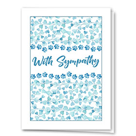 Pet Sympathy Cards - Tiny Leaves