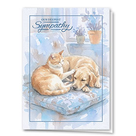 Pet Sympathy Cards - Brush Strokes
