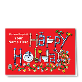 Plumbing Christmas Cards - Sole Source